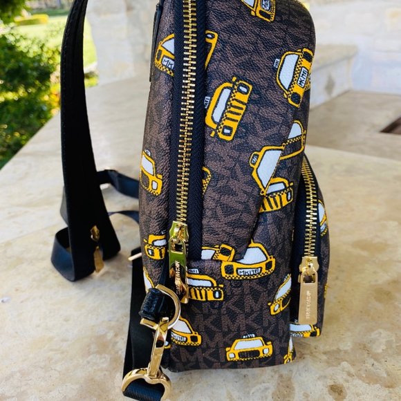 NWT Michael Kors nyc taxi Erin Sm backpack&wallet - Picture 4 of 15